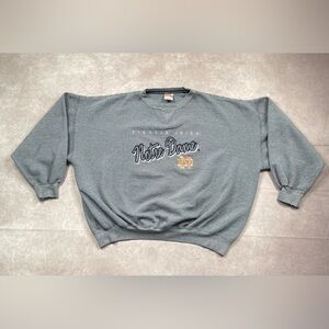 Vintage Notre Dame Nutmeg Sweater Men 2XL Fighting Irish NCAA Crewneck 90s